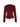 Y2K Red Distressed Slim-Fit Sweater