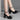 Black Round Toe High Heels
