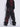 Jeans Black with Red Skeleton Print