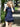 American Preppy Collar Ruffled Hem A-Line Dress