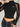 Stylish Black Zip-Up Long Sleeve Top