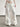 White Wide-Leg Pants with Ruched Hem