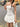 A Fitted Floral Strapless Dress