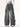 High-Waist Denim Cargo Pants