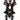 Gothic Star Plush Crossbody Bag