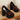 Glossy Black Mary Jane High Heels