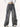 High-Waist Denim Cargo Pants