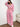 Y2K Style Pink Zip-Up Hoodie and Pants Set