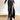 Y2K Style Biker Belted Split Skirt