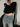 Striped Print Long Sleeve Crop T-shirt