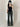 Camo Flare Cargo Pants with Drawstring Waist