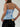 Y2K Semi-Sheer Tropical Floral tank top