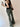 Camo Flare Cargo Pants with Drawstring Waist
