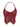 Red Faux Leather Punk Style Halter Top