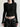 Y2K Gothic Letter Print Cropped Long Sleeve Top
