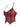 Red Faux Leather Punk Style Halter Top