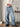 1pc American Distressed Washed Loose Fit Jeans