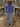 ACID-WASH BARBED WIRE DESIGN STRAIGHT LEG LONG PANTS
