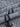 ACID-WASH BARBED WIRE DESIGN STRAIGHT LEG LONG PANTS