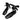 ANKLE TIE BALLET FLATS WITH BLACK RIBBONS