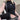 ASYMMETRICAL BLACK TOP STAR EMBLEM STARGIRL AESTHETIC
