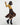 ASYMMETRICAL BROWN SKIRT: MODERN FASHION VEGAN LEATHER