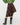 ASYMMETRICAL BROWN SKIRT: MODERN FASHION VEGAN LEATHER