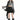 ASYMMETRICAL VEGAN LEATHER SKIRT WAIST APPROXIMATELY 25 INCHES