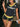 ATHLETIC SET BLACK YELLOW SUMMER Y2K