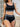 ATHLETIC SET TWO-PIECE COLOR BLOCK KNIT FABRIC