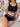 ATHLETIC SET TWO-PIECE COLOR BLOCK KNIT FABRIC