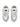 ATHLETIC SHOES SP2305151H4M HIGH ROUND TOE IN GRAY AND WHITE