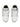 ATHLETIC SHOES WHITE WITH BLACK SOLES - SPORTS FOOTWEAR FOR ACTIVE