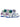 ATHLETIC SHOES WHITE WITH BLACK SOLES - SPORTS FOOTWEAR FOR ACTIVE