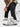 ATHLETIC SHOES WHITE WITH BLACK SOLES - SPORTS FOOTWEAR FOR ACTIVE