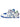 ATHLETIC SHOES WHITE WITH BLACK SOLES - SPORTS FOOTWEAR FOR ACTIVE