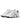 ATHLETIC SHOES WHITE WITH BLACK SOLES - SPORTS FOOTWEAR FOR ACTIVE