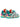 ATHLETIC SHOES WHITE WITH BLACK SOLES - SPORTS FOOTWEAR FOR ACTIVE