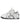ATHLETIC SHOES WHITE WITH BLACK SOLES - SPORTS FOOTWEAR FOR ACTIVE