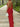 BACKLESS RED GOWN WITH DELICATE FLORAL EMBELLISHMENTS