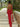 BACKLESS RED GOWN WITH DELICATE FLORAL EMBELLISHMENTS