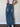 BAGGY BLUE JEANS WITH BROWN BELT BOYFRIEND CUT JEANS - Sweetheart Supplies