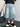 BAGGY CAPRI DENIM PANTS URBAN STREET FASHION