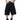 BAGGY DENIM SHORTS WITH BELT - WASHED DENIM JORTS