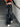 BAGGY JEANS WITH STAR PATCHES - DARK Y2K STAR STYLE