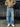 BAGGY LIGHT BLUE JEANS WASHED FINISH LOOSE FIT