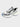 BALANCE SNEAKERS WHITE AND SILVER MESHED FOR REDUCED FATIGUE
