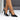 Black Pointed-Toe High Heel Sandals