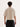 BEIGE DISTRESSED T-SHIRT CREW NECK LOOSE FIT SOLID COLOR