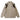 BEIGE KNIT ZIP-UP SWEATER WITH BLACK ACCENTS SWEAT ATHLETIC HOODIE